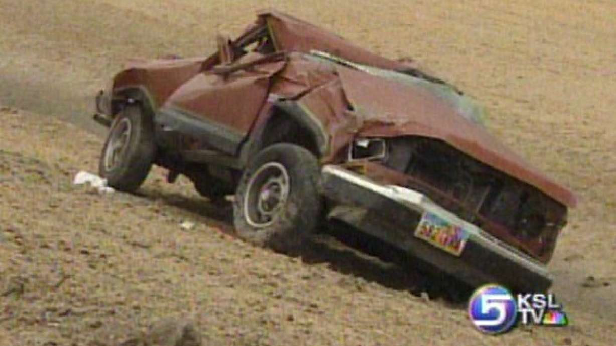 Man Ejected from Rolling Truck