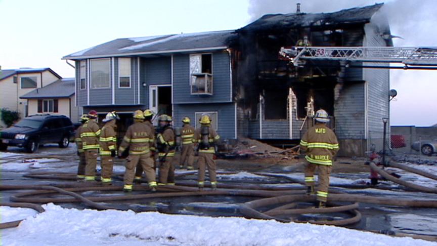 Fire Damages Home in West Jordan