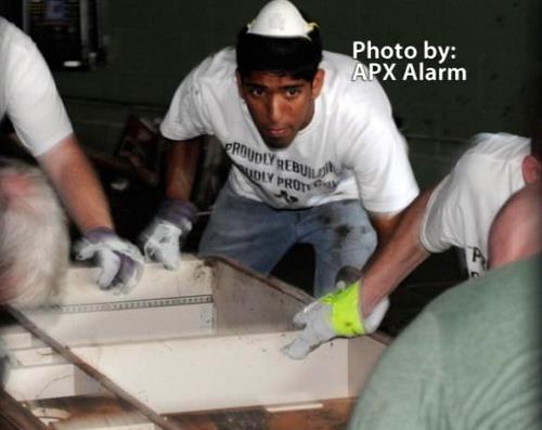 Company's employees return from helping hurricane victims