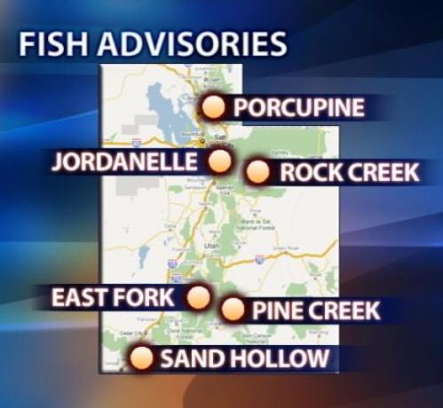 Utah issues mercury advisories for 6 fishing spots