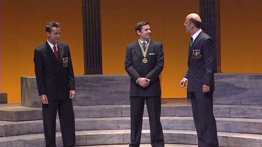 Art imitates life in production of 'Julius Caesar'