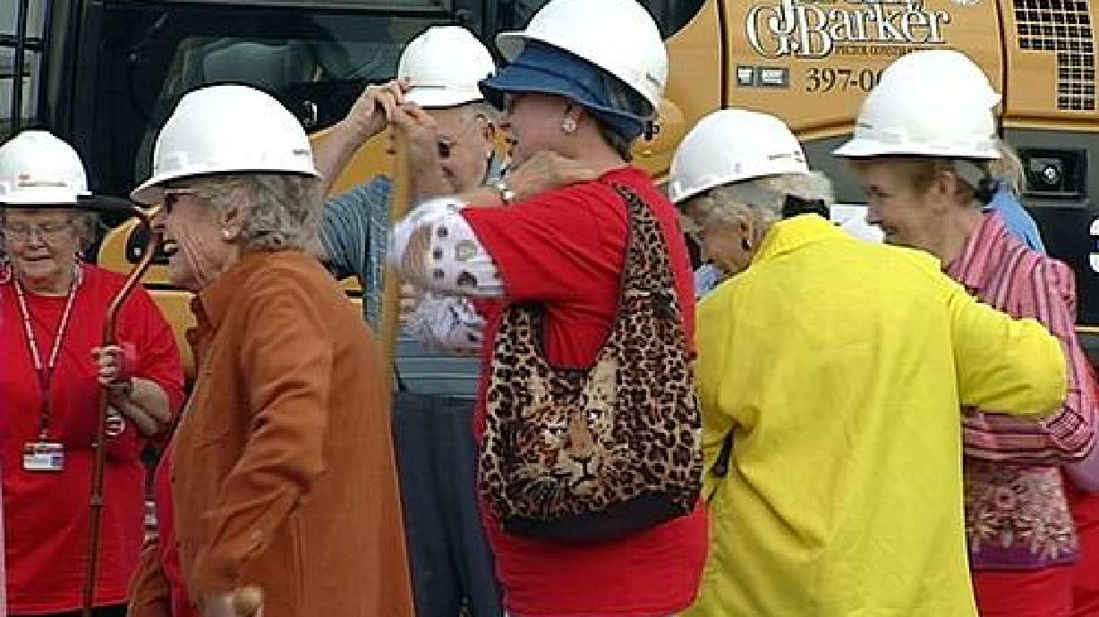 Seniors break ground for new center