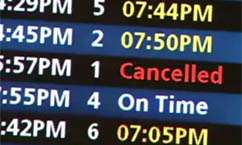 Some Flights Diverted, Delayed Due to Fog