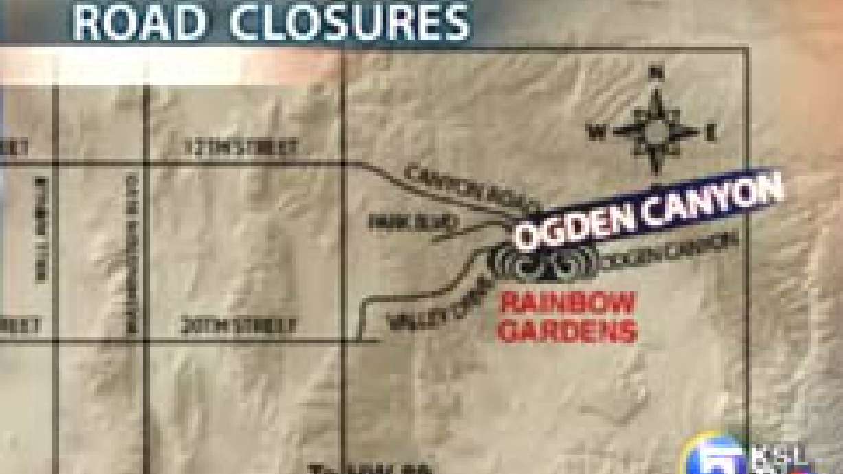 Accidents Shut Road in Ogden Canyon