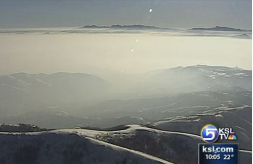 Caution: Stay Inside to Avoid Breathing Potentially Harmful Air