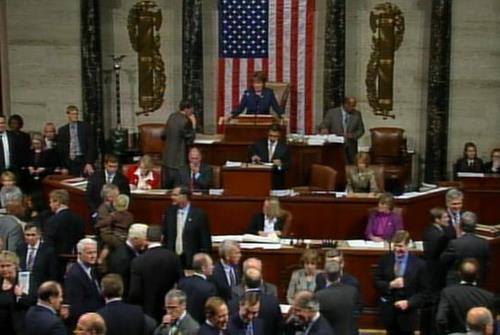 Group protests bailout bill at state capitol