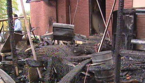 Man arrested for starting house fire