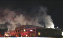 Fire Burns for Hours at Cabinet Making Plant in Idaho
