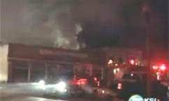 Fire Burns for Hours at Cabinet Making Plant in Idaho