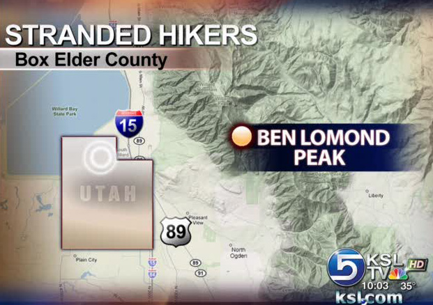 Hunters safe after being rescued on Ben Lomond Peak