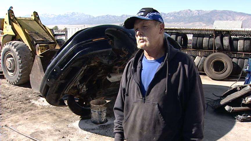 Steve Riddle, with Riddle's Salvage and Wrecking