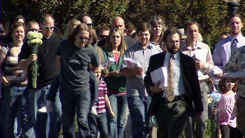 Group delivers protest petition to LDS headquarters