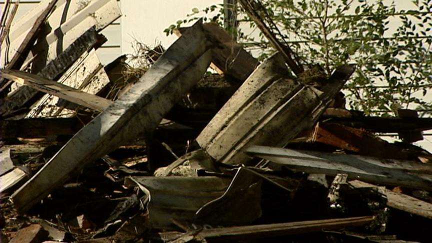 Demolition begins in Ogden neighborhood following fires