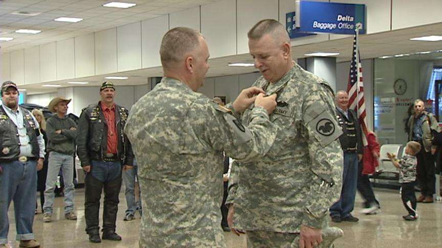 Life-long soldier returns home for good
