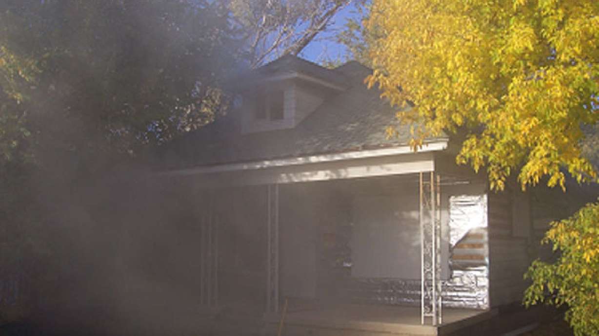 Another abandoned home set on fire