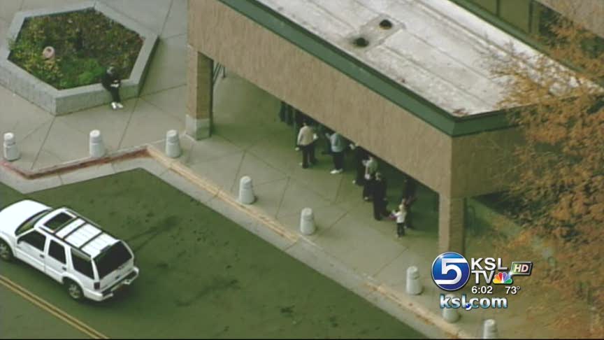 Early voters cast ballots at Salt Lake County building