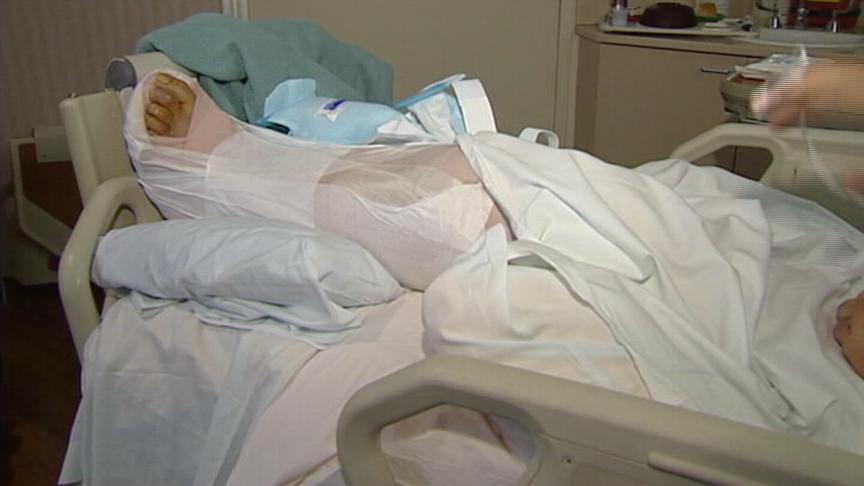 Shurtleff back in hospital