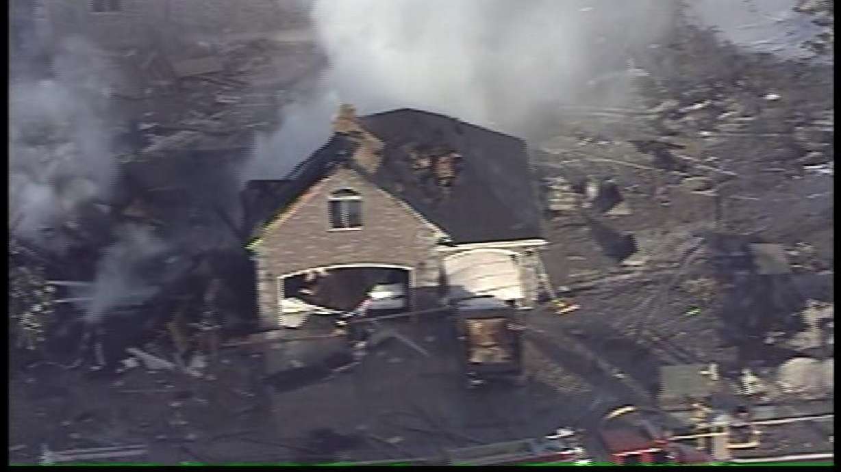 Explosion Destroys Saratoga Springs Home