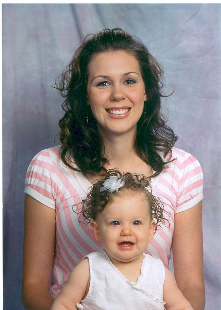 April Roper with daughter.