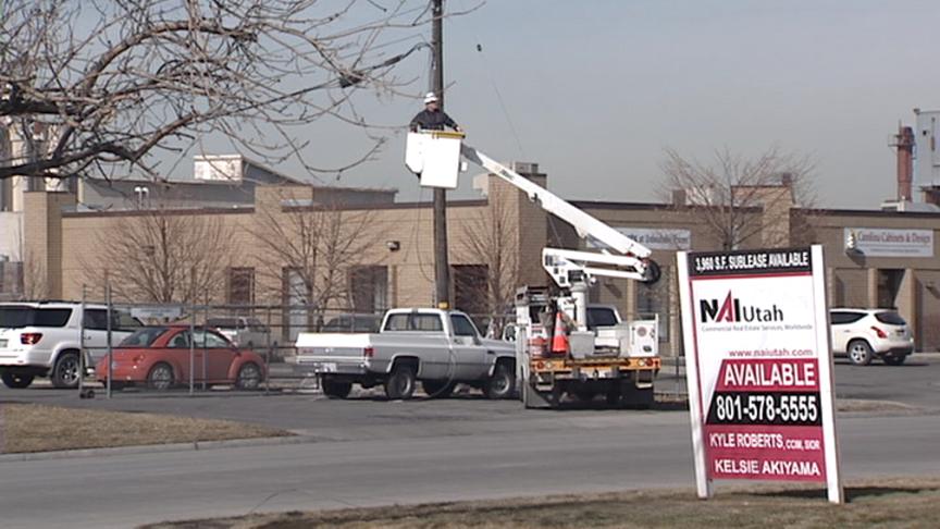 Crane Truck Pulls Down Power Lines