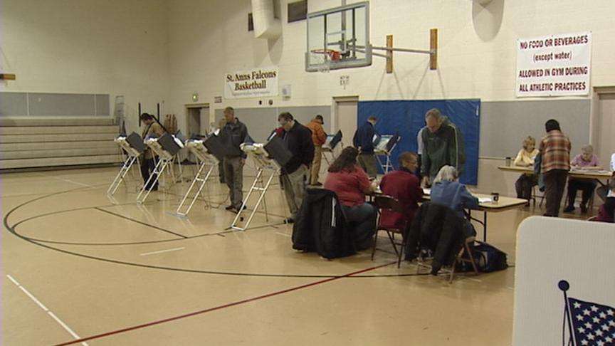 Predicted evening rush of voters doesn't materialize