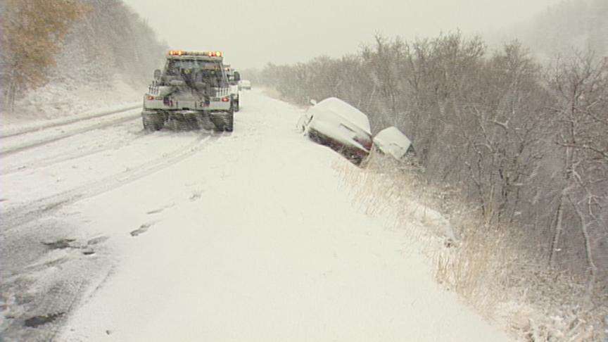 Rain and snow isn't stopping people from voting