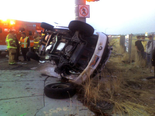 Serious accident sends 2 to the hospital