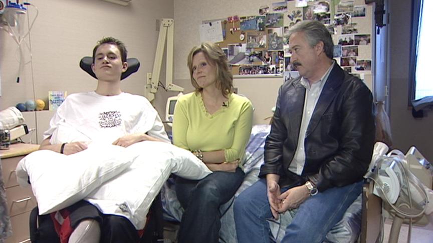 Jessie Scott and his parents now.