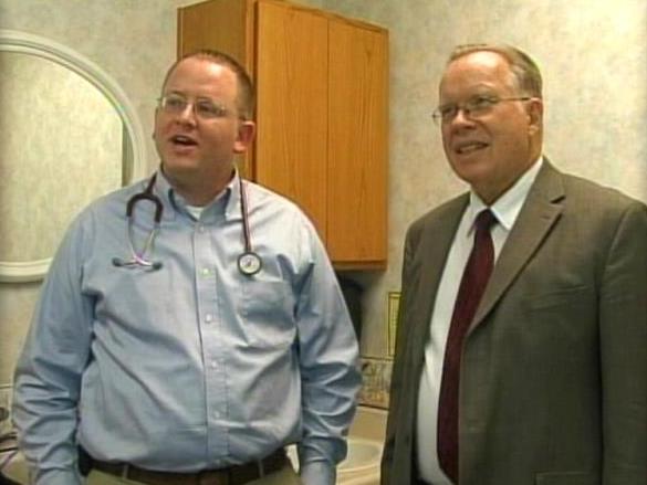 Doctor passes practice to man he delivered