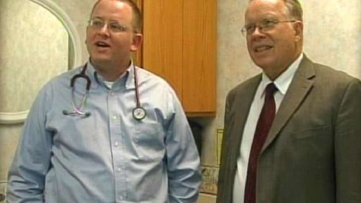 Doctor passes practice to man he delivered