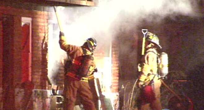 Crews douse fire at vacant motel