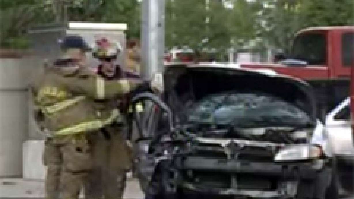 Two Motorists Injured in Collision