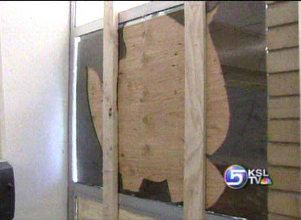 Teens Break-in, Vandalize School