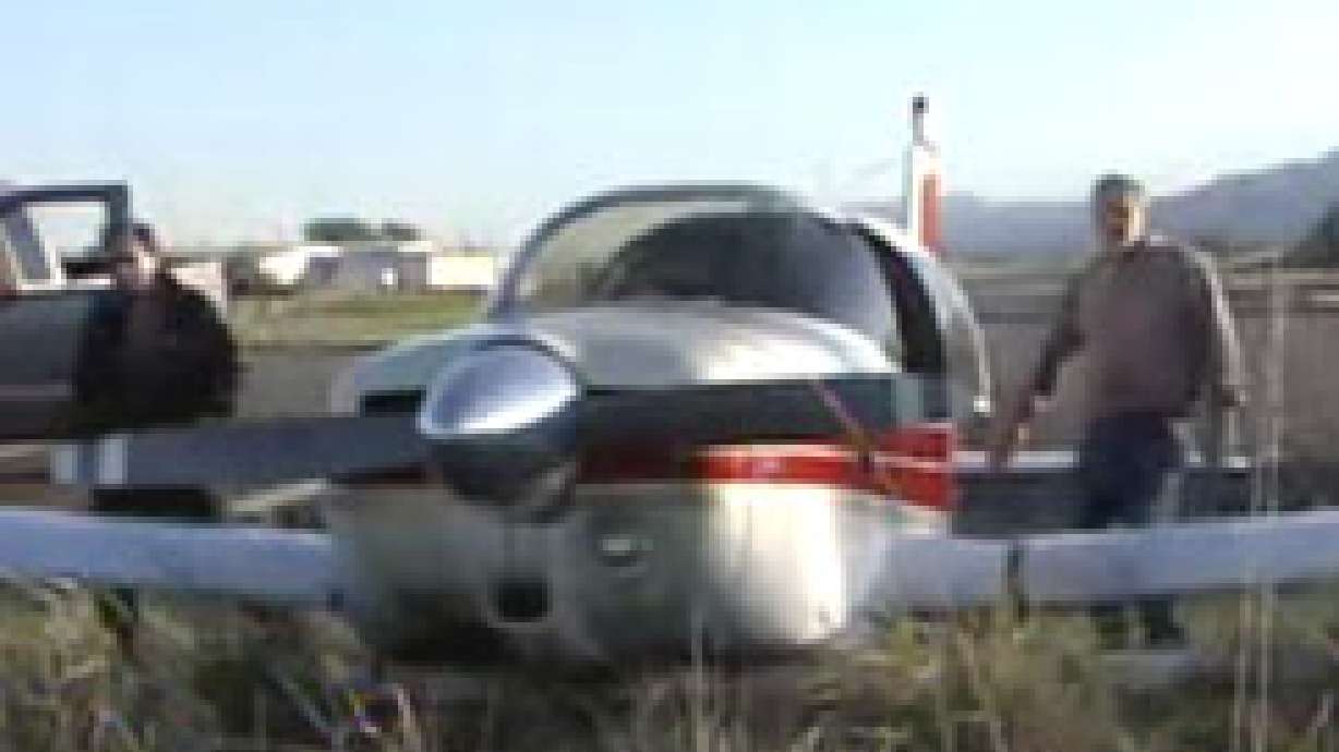 Plane Makes Emergency Landing, Hits Fence