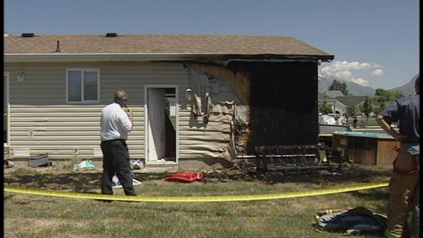 Garage Fire Contained in Provo