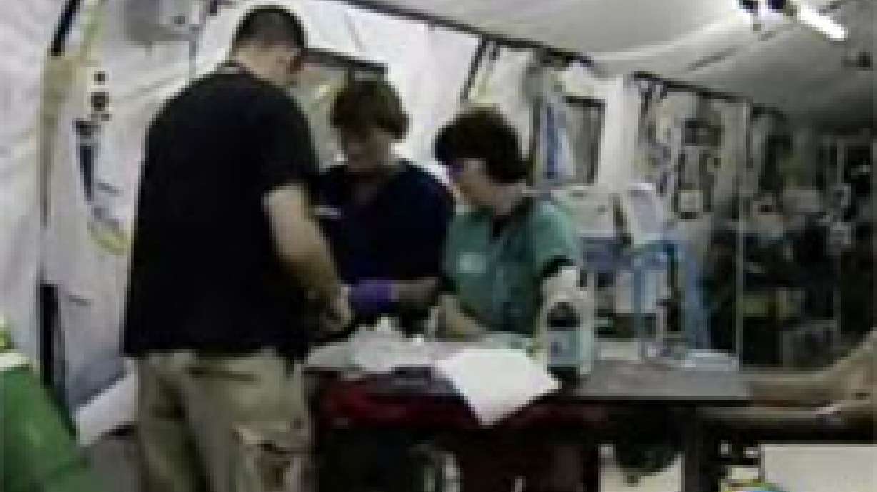 Hospital Volunteers See Reality of War