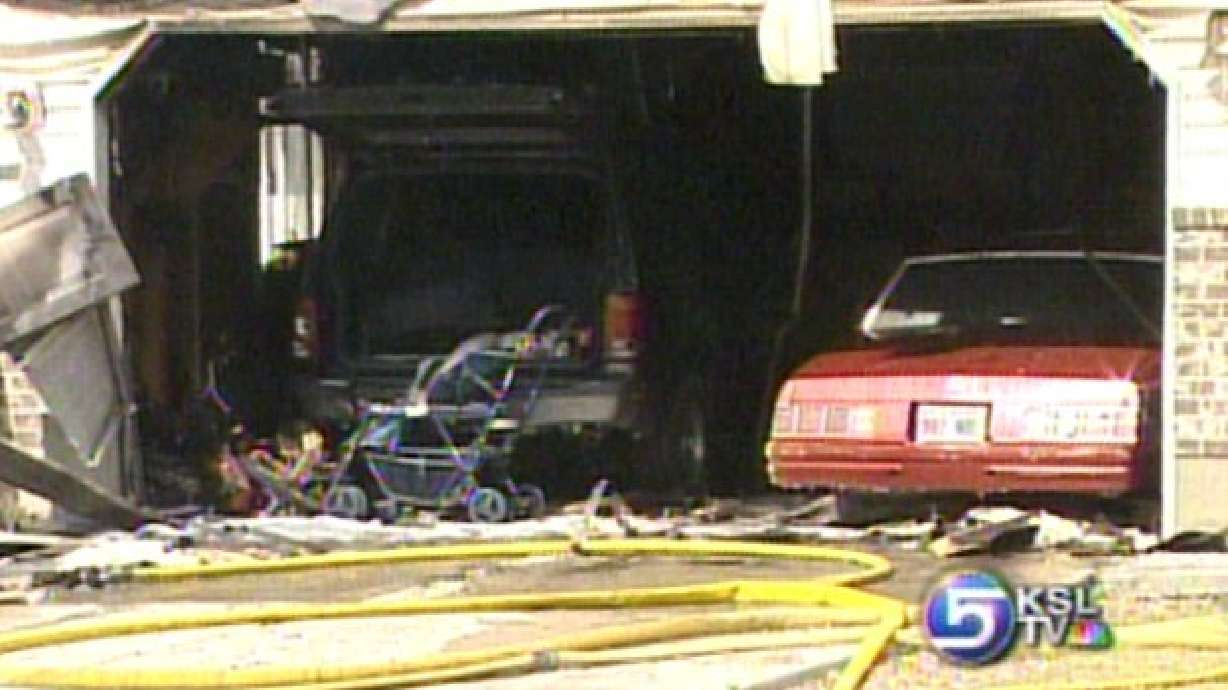 Cars Destroyed in Magna Fire