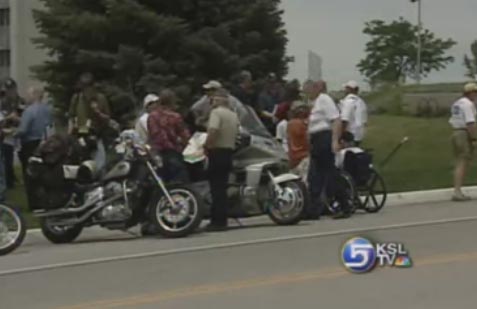 Group Riding to Protest Illegal Immigration