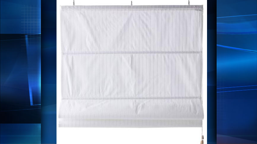 IKEA-brand recalled window blinds (photo courtesy CSPC.gov)
