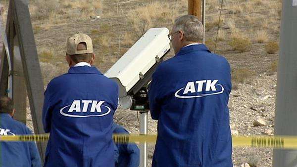 ATK tests safety mechanism on new rocket at Utah facility