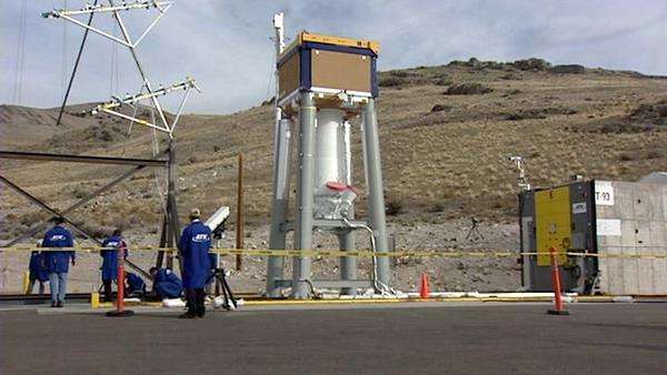 ATK tests safety mechanism on new rocket at Utah facility