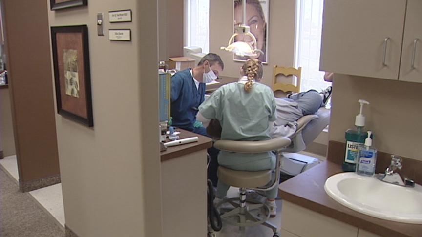 Dentists give dental care to those who can't afford it