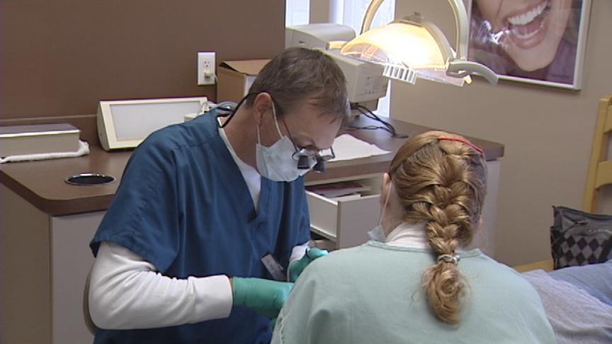 Dentists give dental care to those who can't afford it