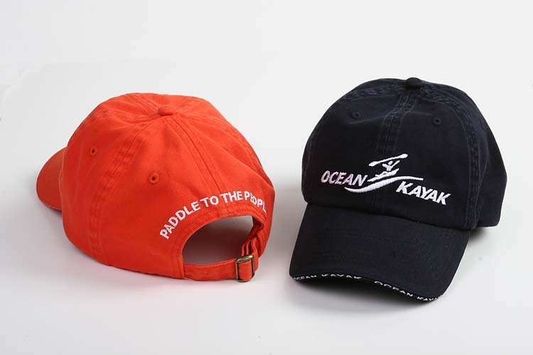 The man was wearing a hat similar to the ones pictured, but was blue.