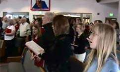 Congregations Remember Special Anniversary With "Amazing Grace"