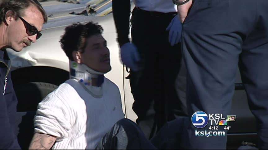 Man tased after leaving scene of accident