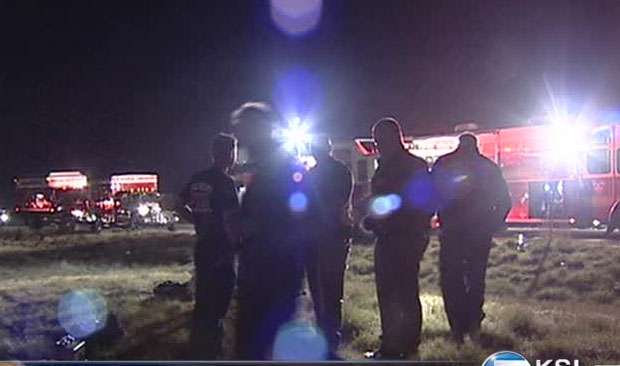 Crews rescue woman from overturned car