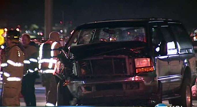 9 cars crash on I-15