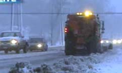 Heavy Snow Causes Power Outages 
