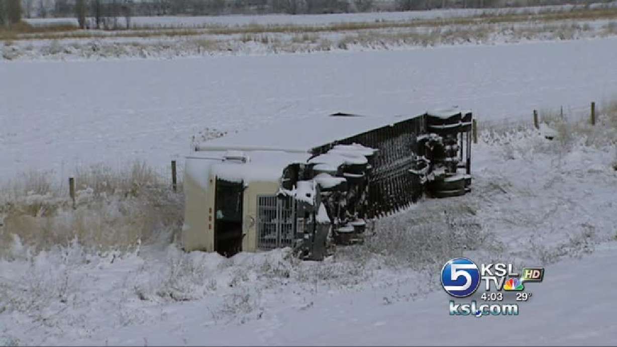 Winter storm tally: 290 crashes in 2 counties